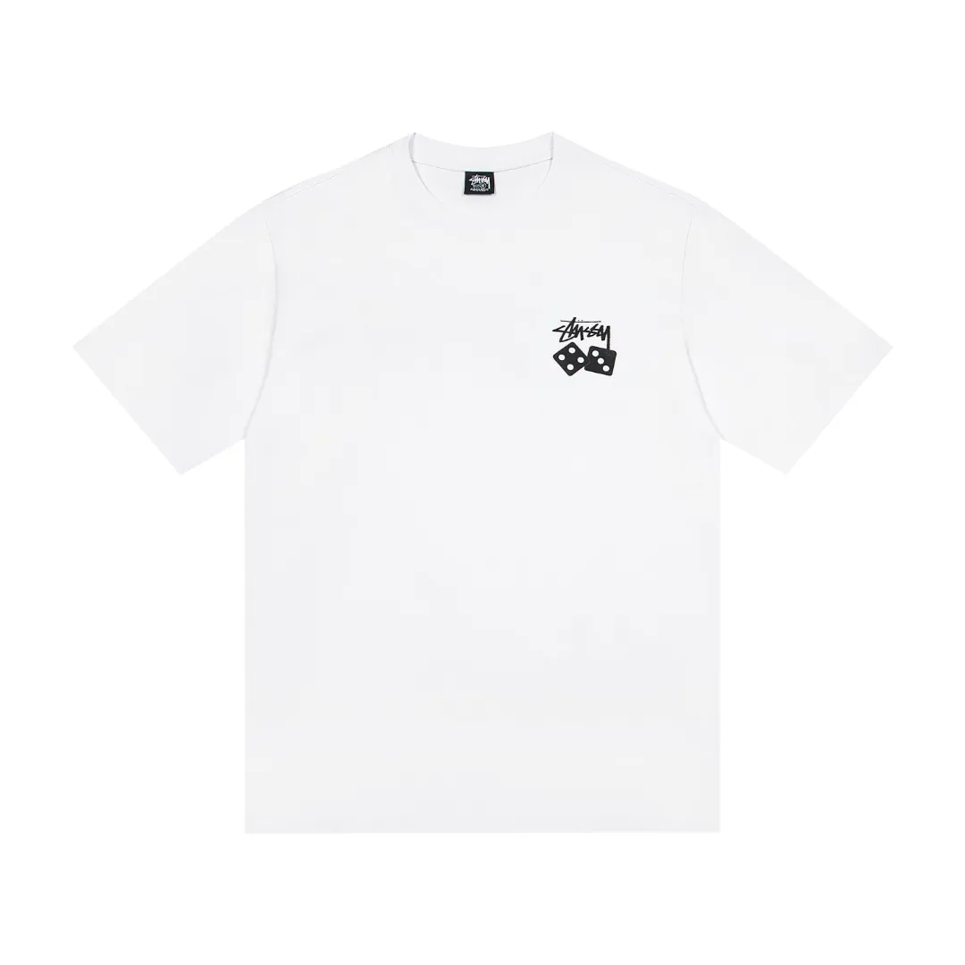 🔥 001# P55 （In Stock ） Stussy Series Classic Logo T Same Style ：Black White Size：S M L XL ： 260